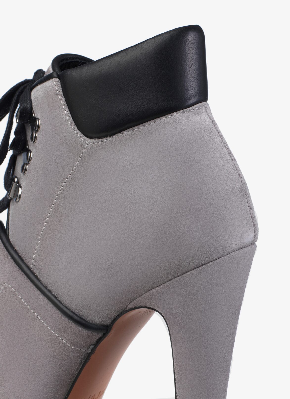 Low boots ALAÏA TIN GREY LOW BOOTS
